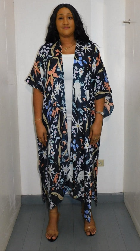 Boujee Maxi Kimono - HDF3660