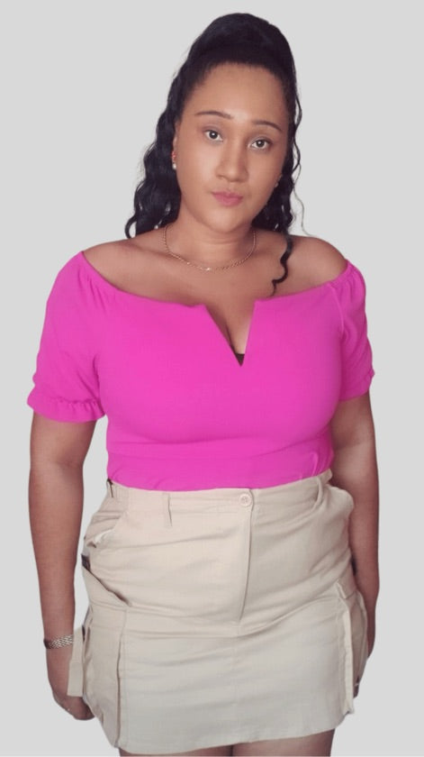 Plus Size Cargo Skirt - Sl2192A-P