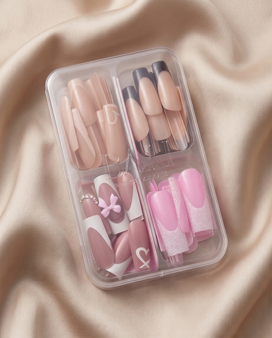 White Nail Art Set
