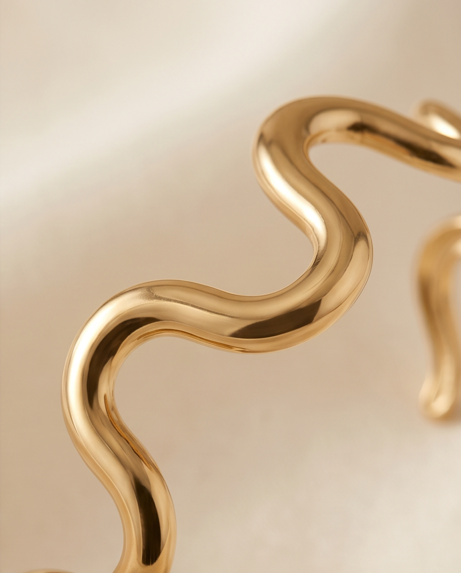 Swirl Gold Bracelet