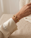 Swirl Gold Bracelet