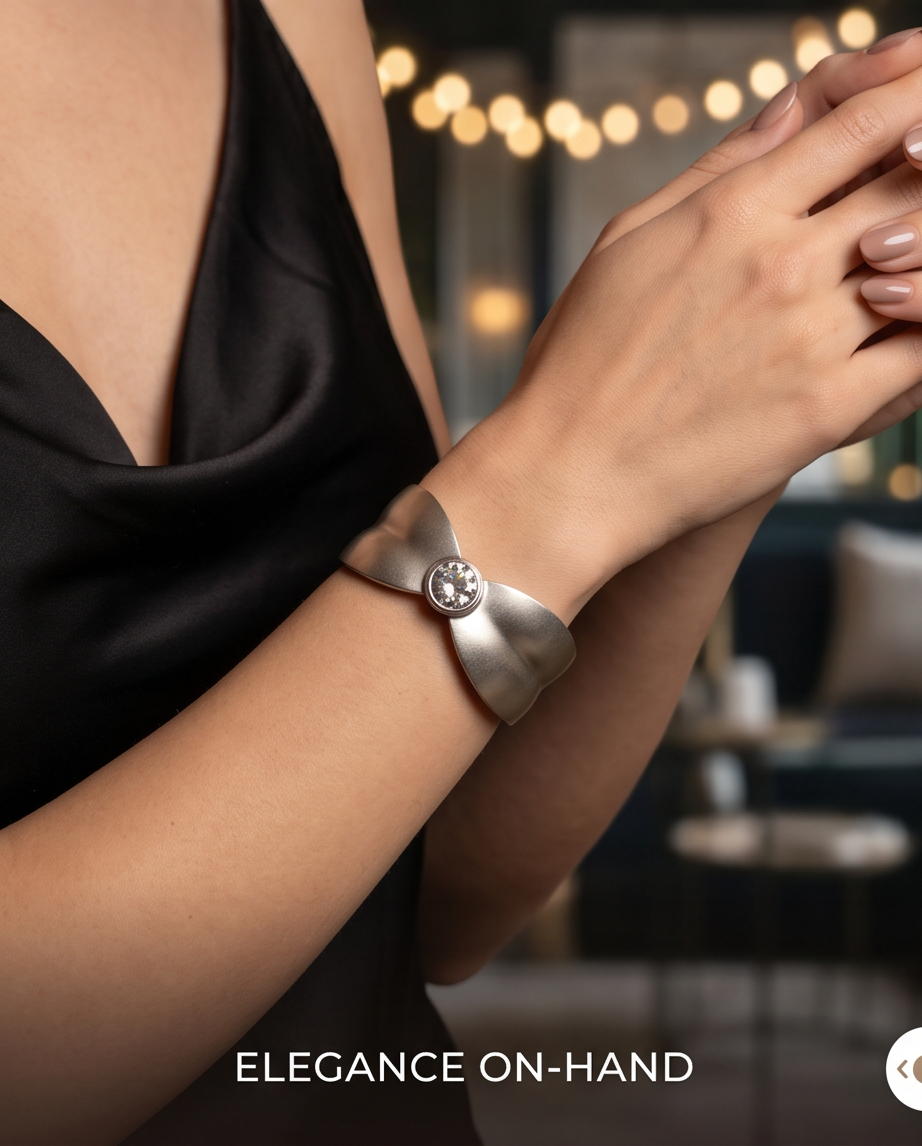 Tell Me More Silver Diamond Bracelet