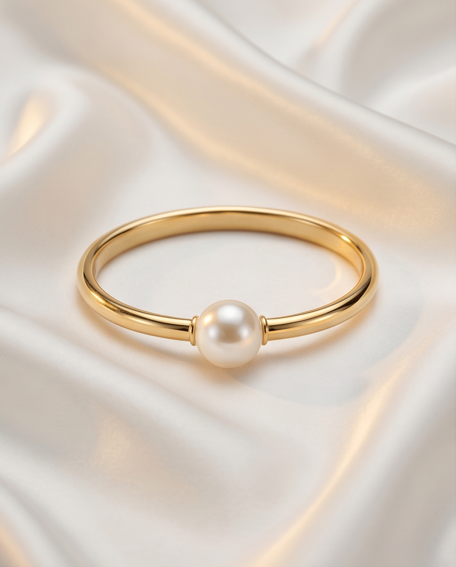 Pearl Gold Bracelet