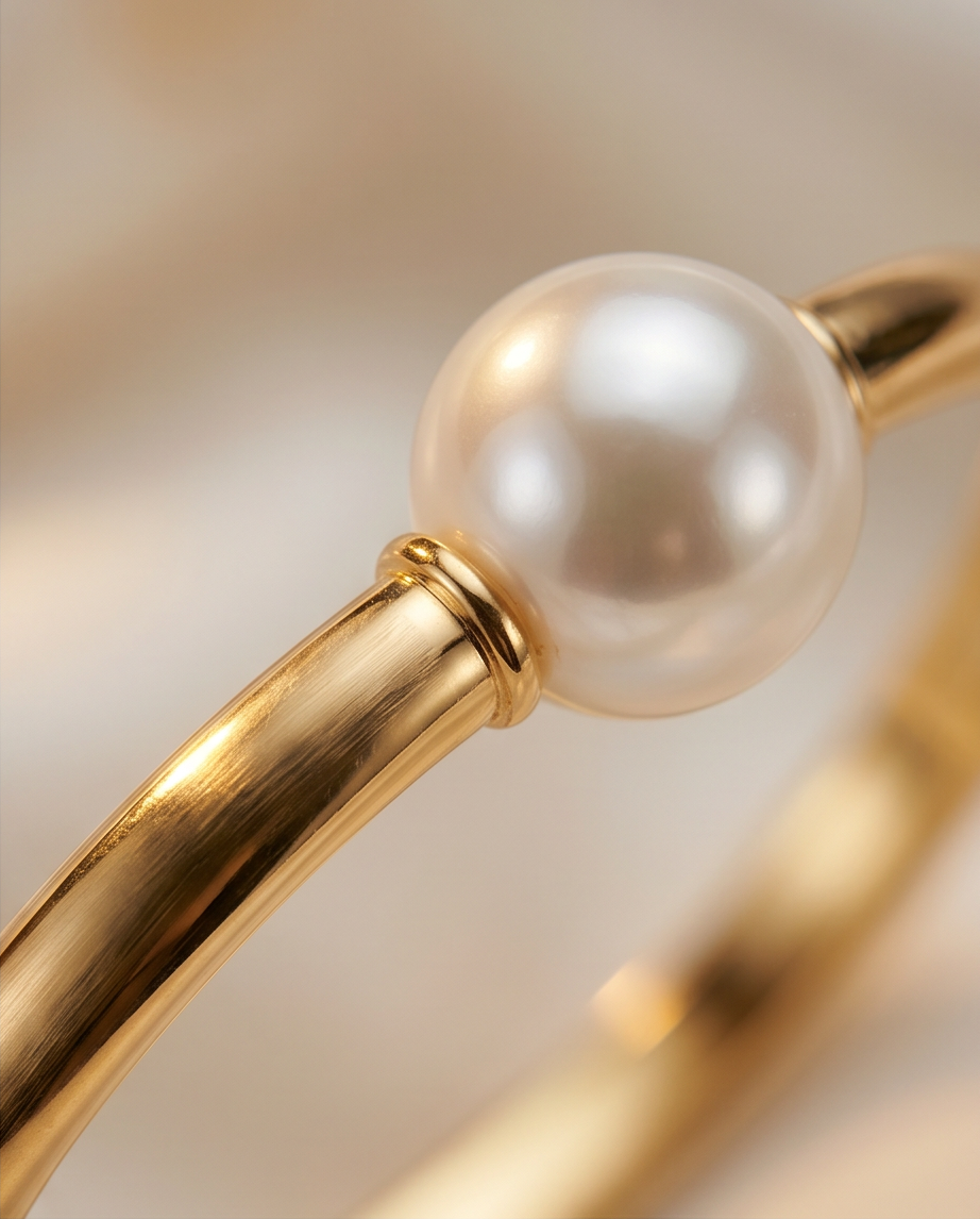 Pearl Gold Bracelet