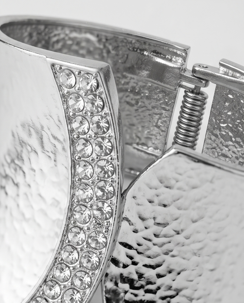Silver Accent Diamond Bracelet