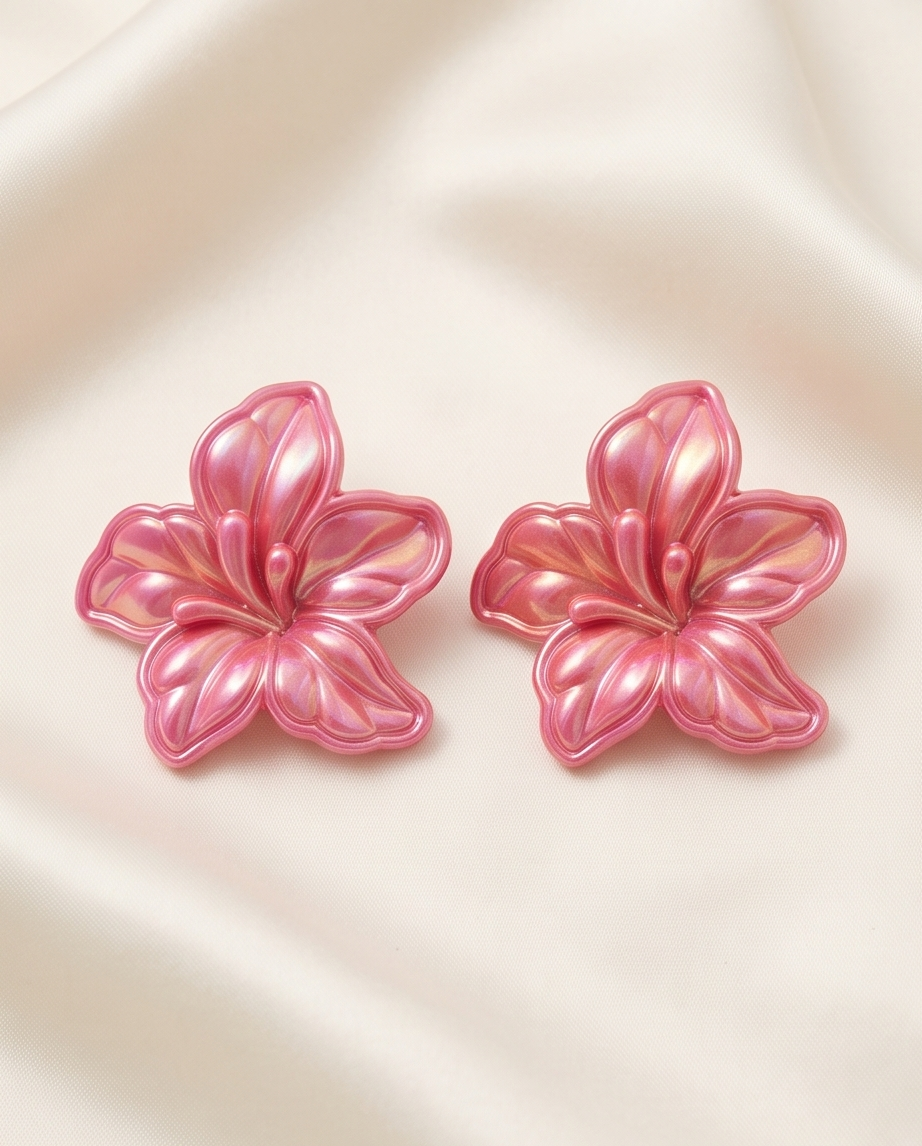 Melody Big Flower Earrings