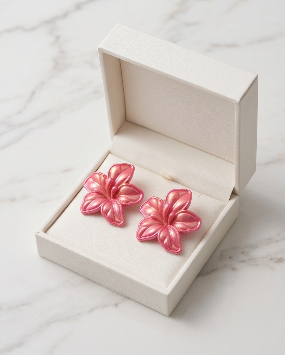 Melody Big Flower Earrings