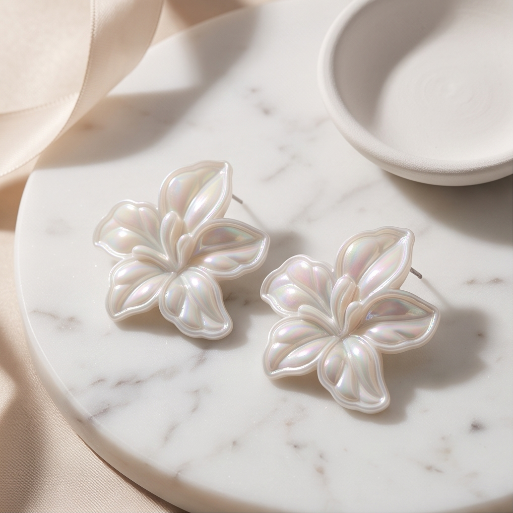 Melody Big Flower Earrings