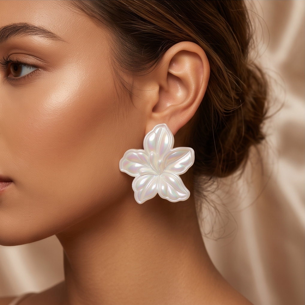 Melody Big Flower Earrings