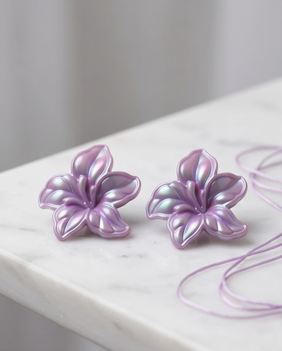 Melody Big Flower Earrings