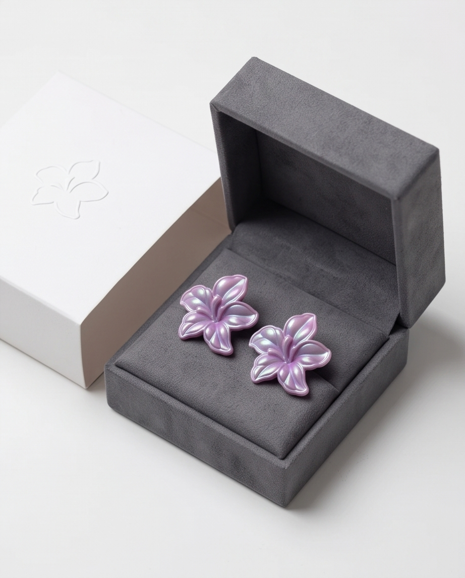 Melody Big Flower Earrings