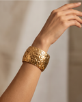 Michelle Gold Cuff Bracelet