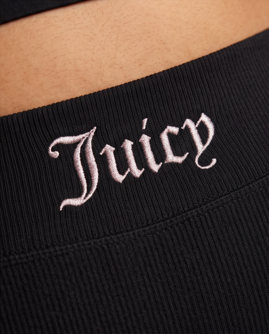 Plus Size Juicy Ribbed Underwear Shorts